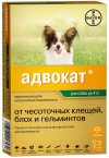 Адвокат д/собак массой до 4кг (1пипетка*0,4мл) - kormProPlan.ru